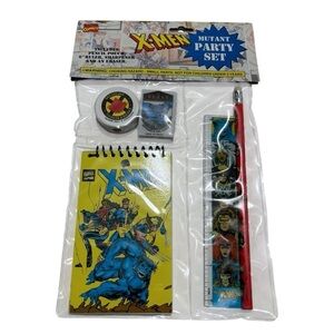 New Vintage Marvel Comics 1994 X-Men Mutant Party Set